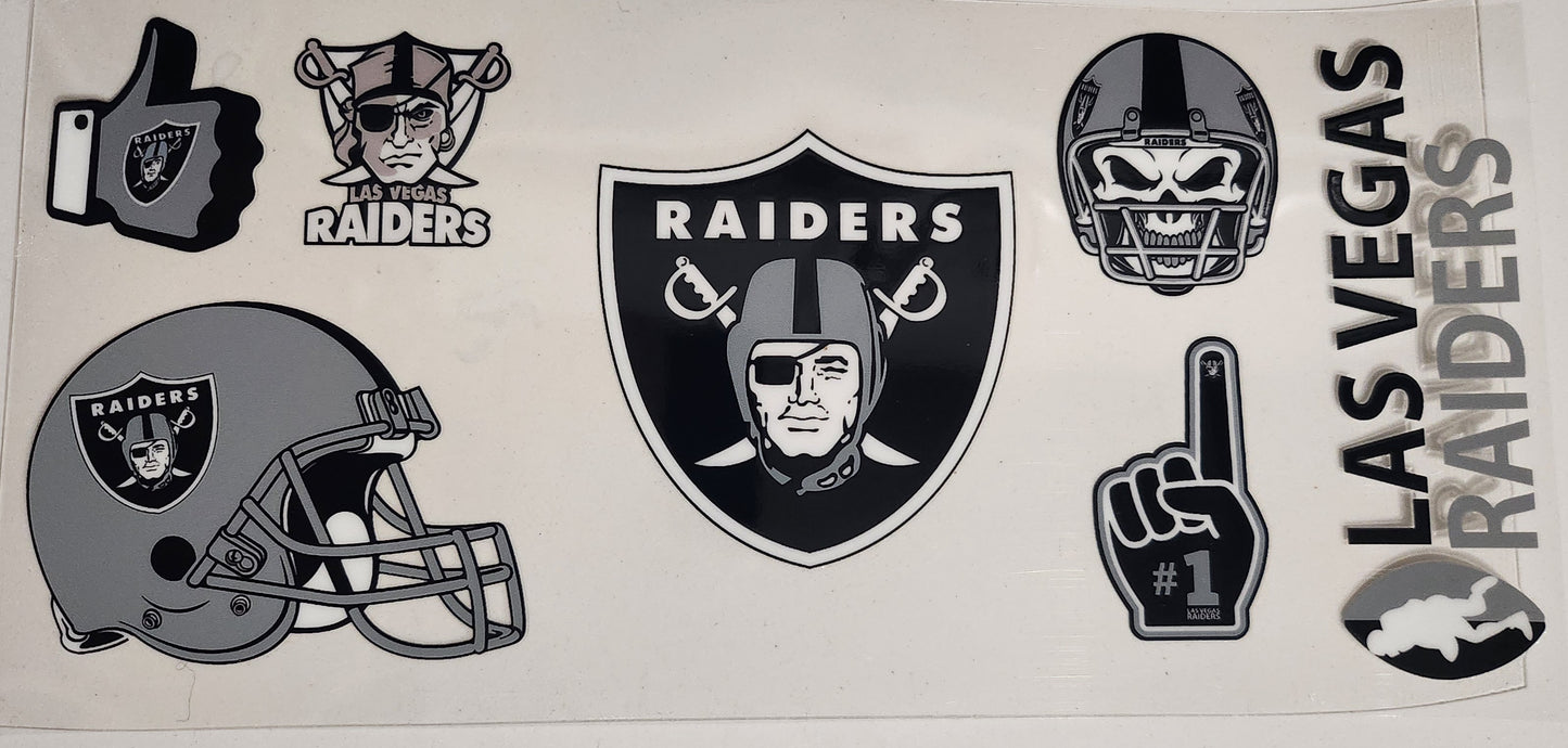 Raiders - 16 oz UV DTF Wraps