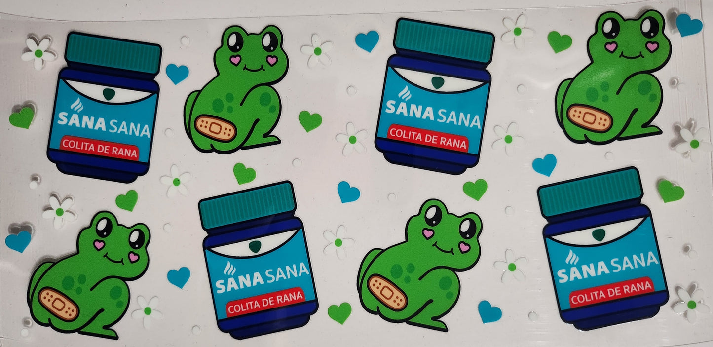 C158 Sana sana - 16 oz UV DTF wraps.