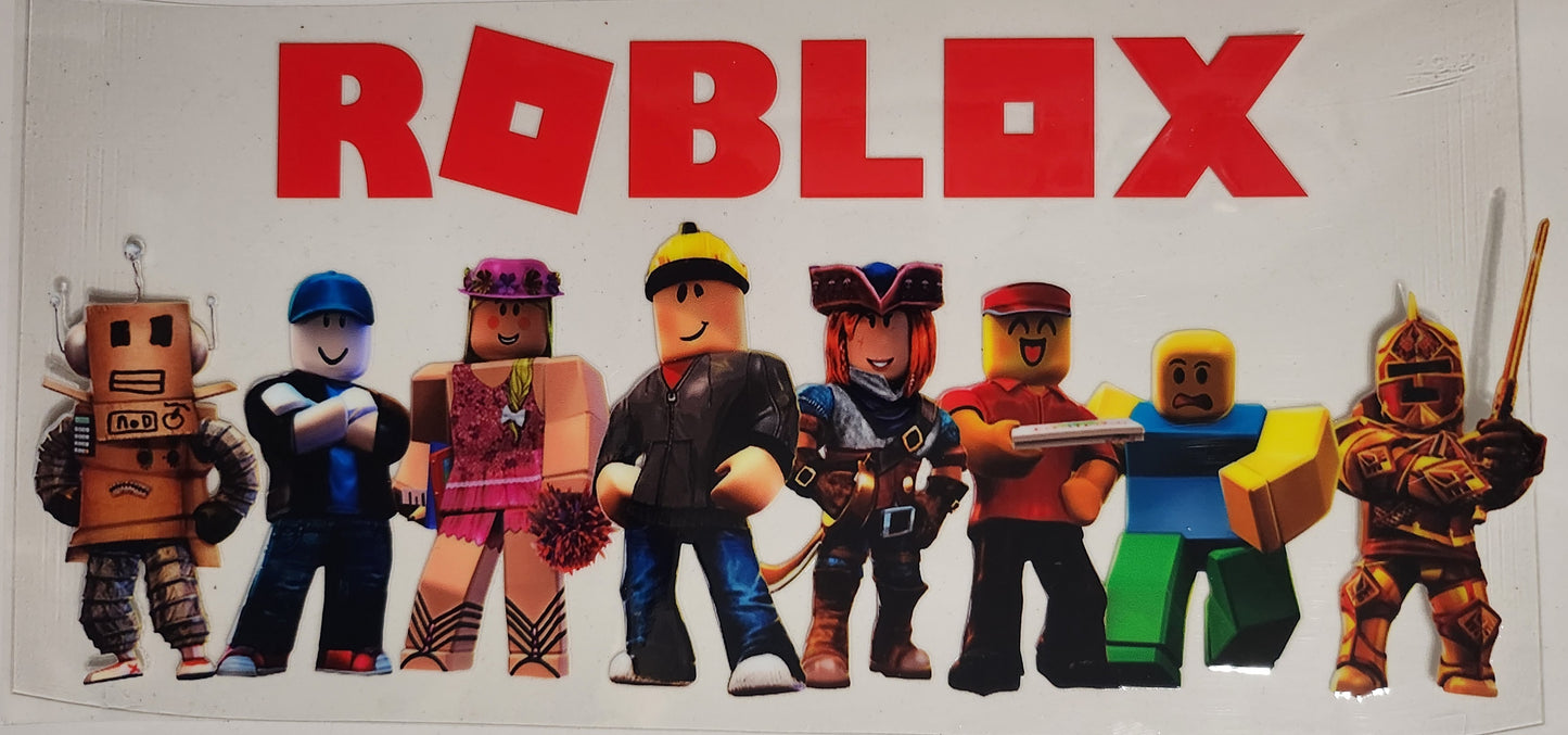 Roblox - 16 oz UV DTF Wraps.