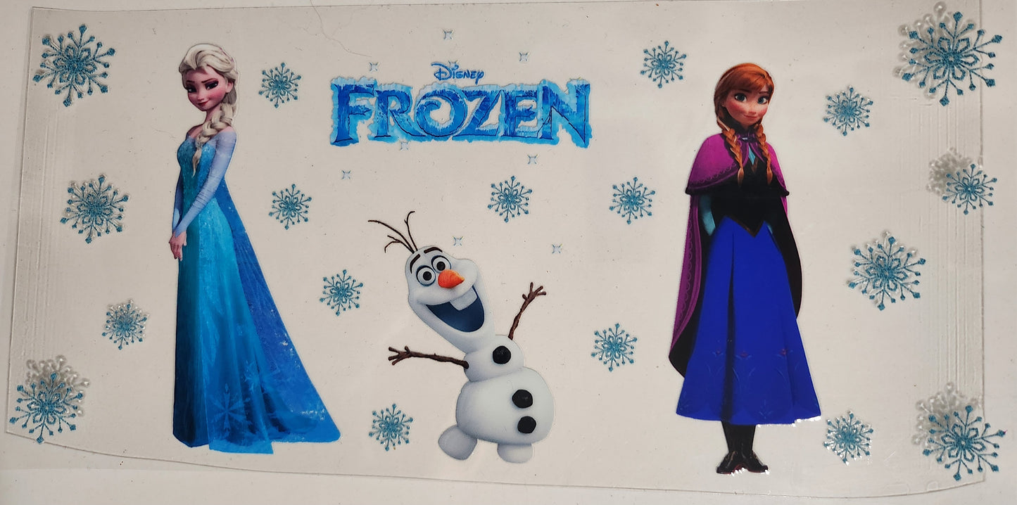 Frozen - 16 oz UV DTF Wraps.