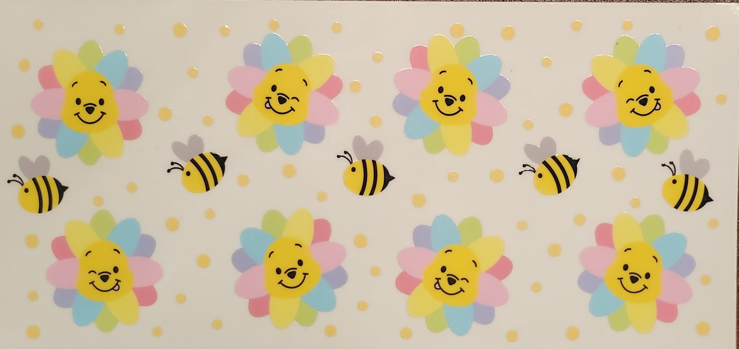 Winnie The Pooh - 16 oz UV DTF Wraps.