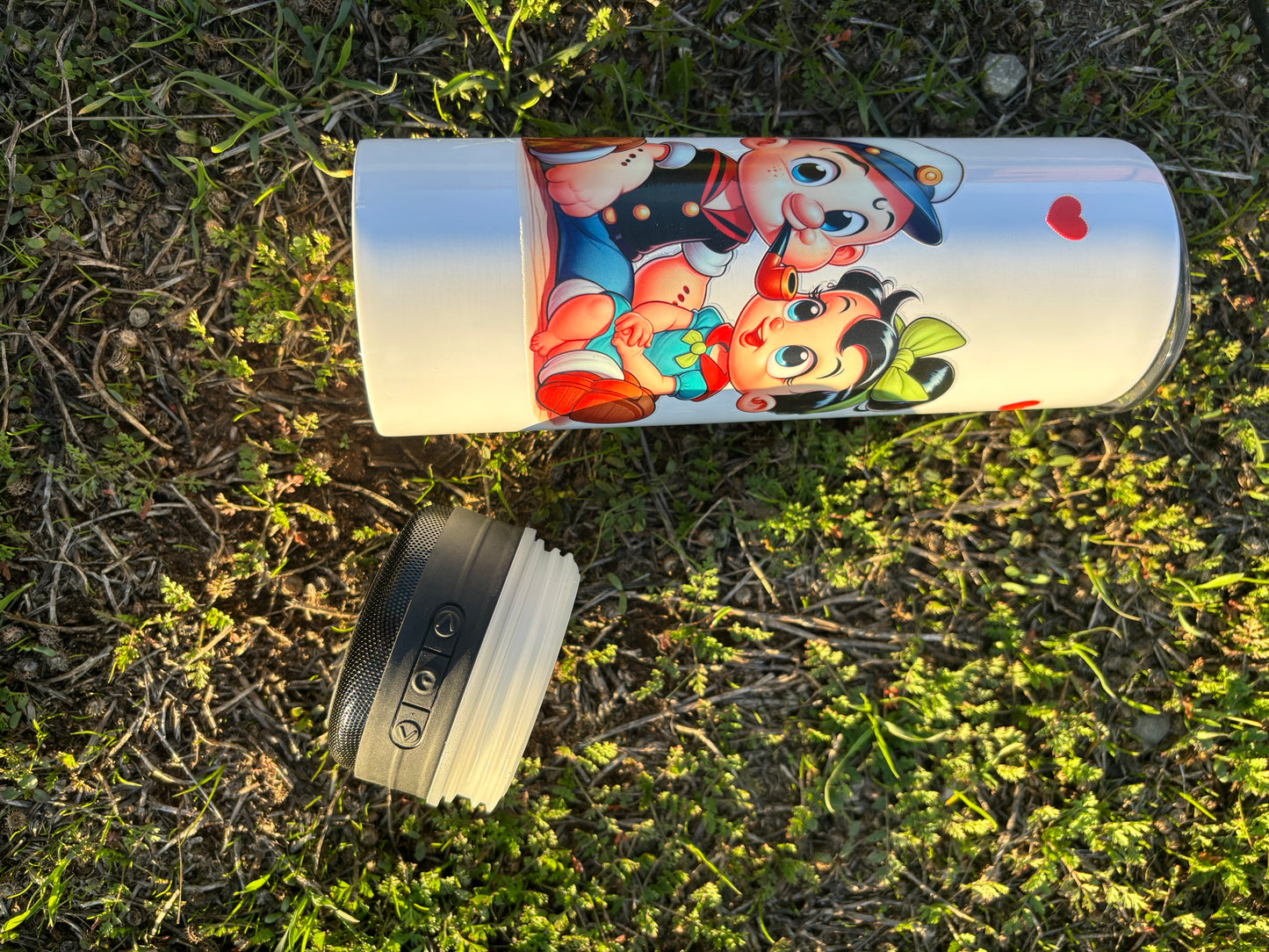 Popeye -20 oz tumbler/speaker
