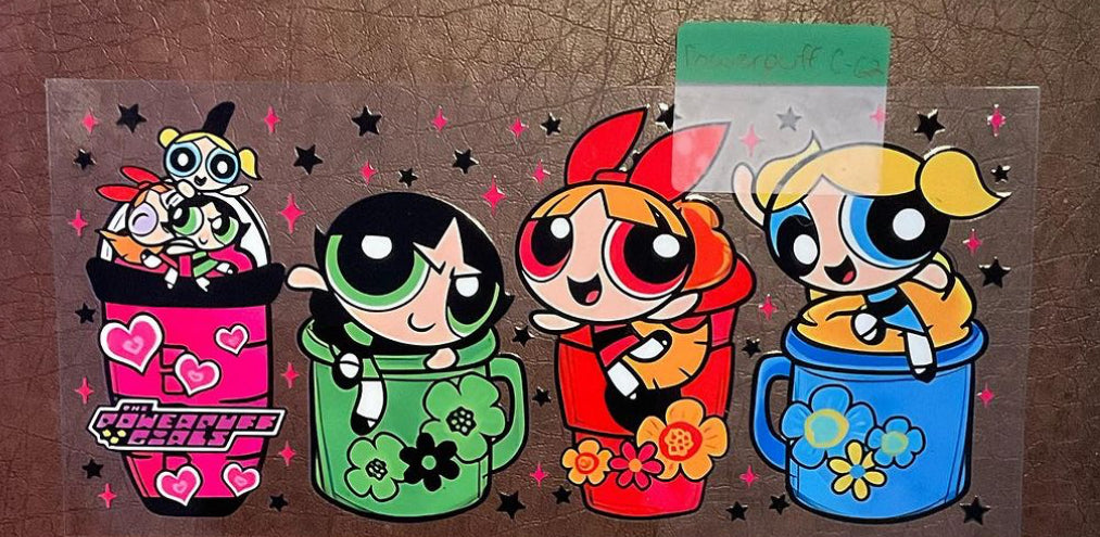 Powerpuff - 16 oz UV DTF Wraps