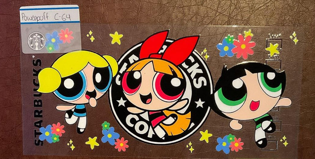 Powerpuff - 16 oz UV DTF Wraps