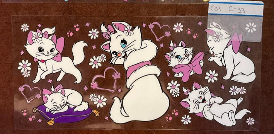 Marie - 16 oz UV DTF Wraps