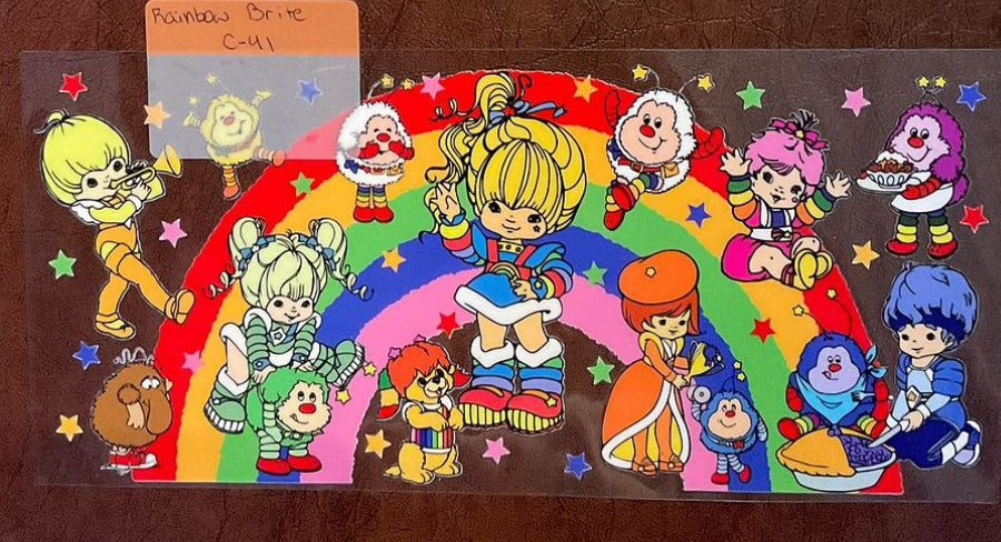 Rainbow Brite - 16 oz UV DTF Wraps