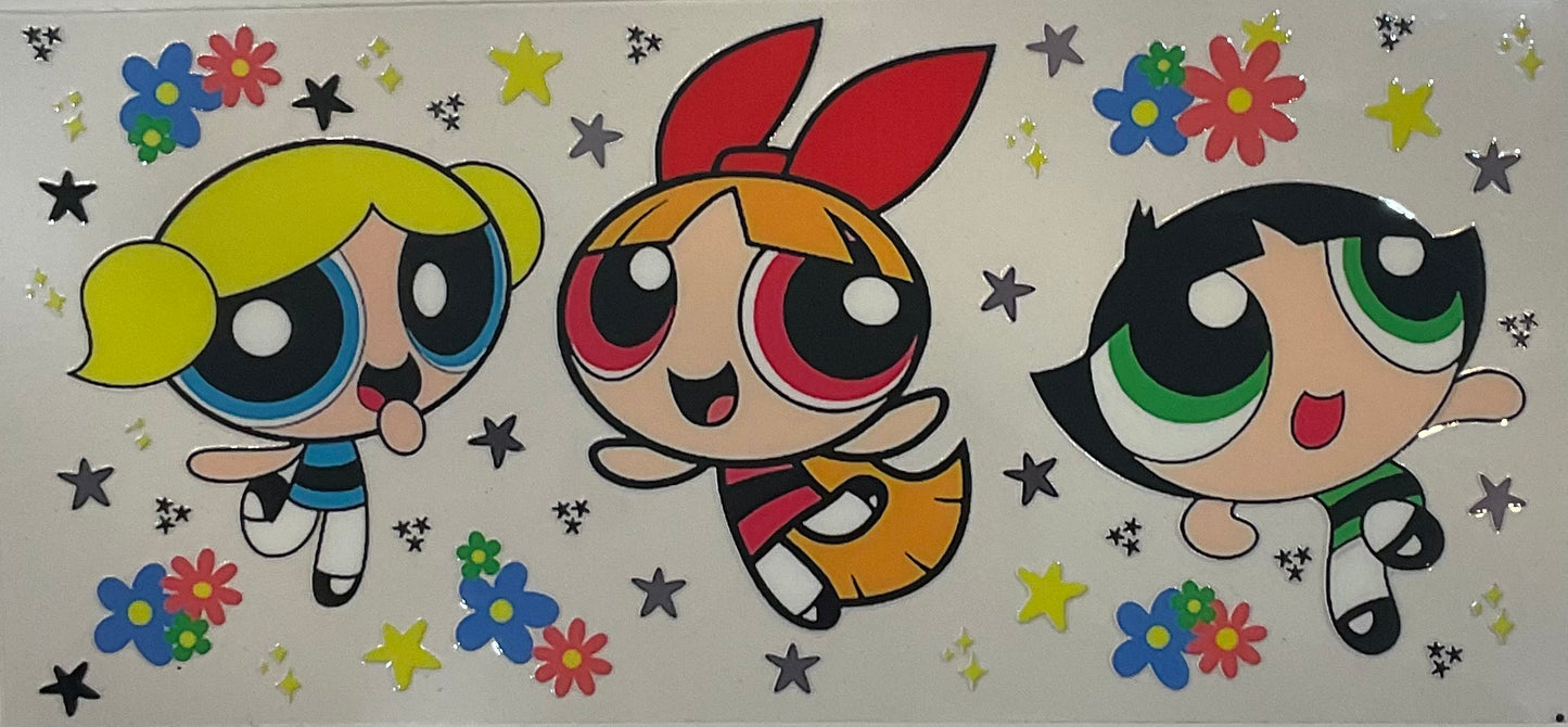 Powerpuff - 16oz UV DTF Wraps.