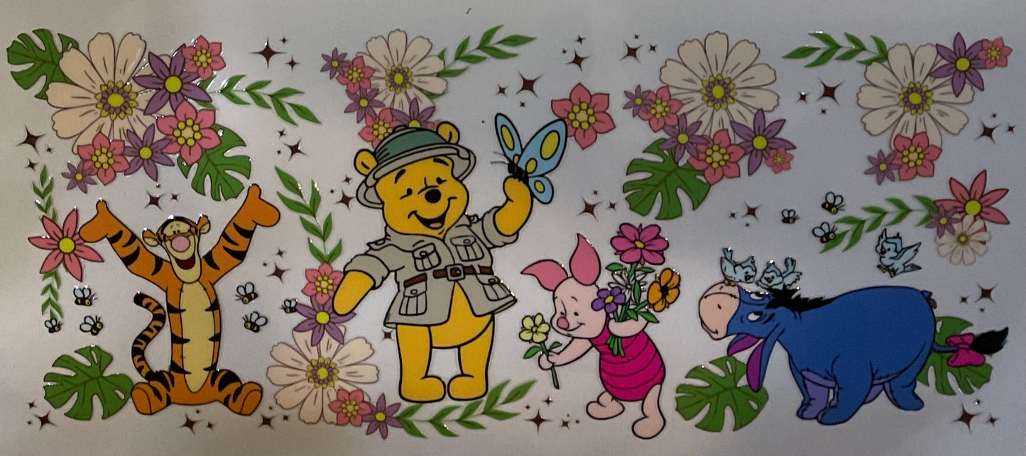 Winnie The Pooh - 16 oz UV DTF Wraps.