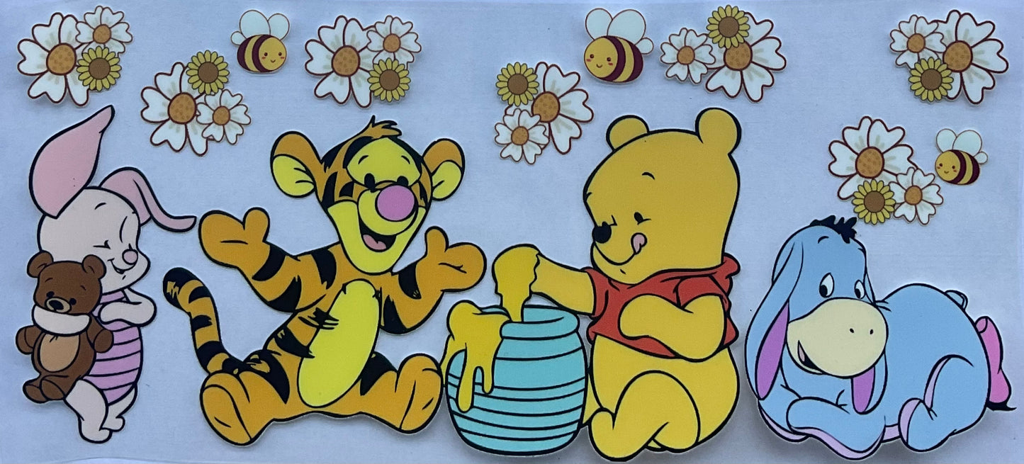 Winnie The Pooh - 16 oz UV DTF Wraps.