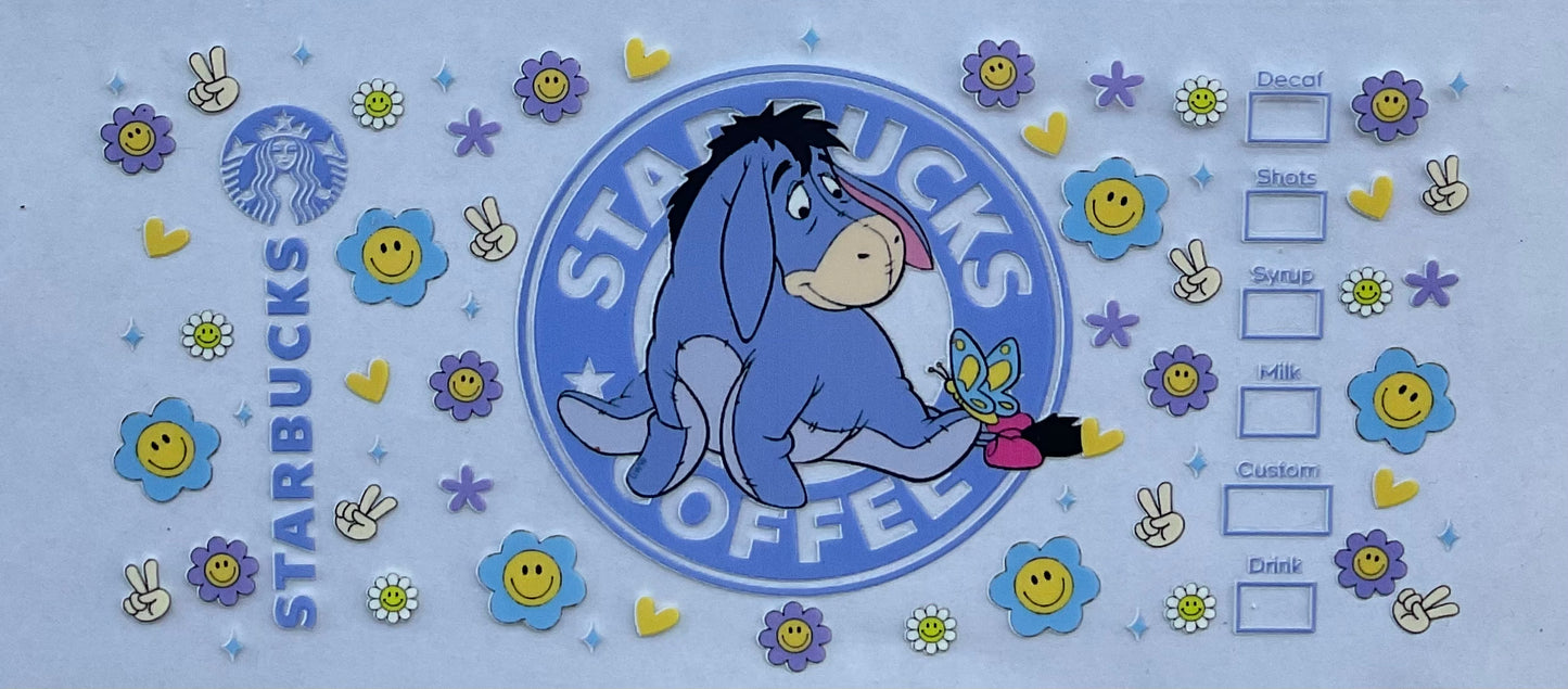 Eyore - 16 oz UV DTF Wraps