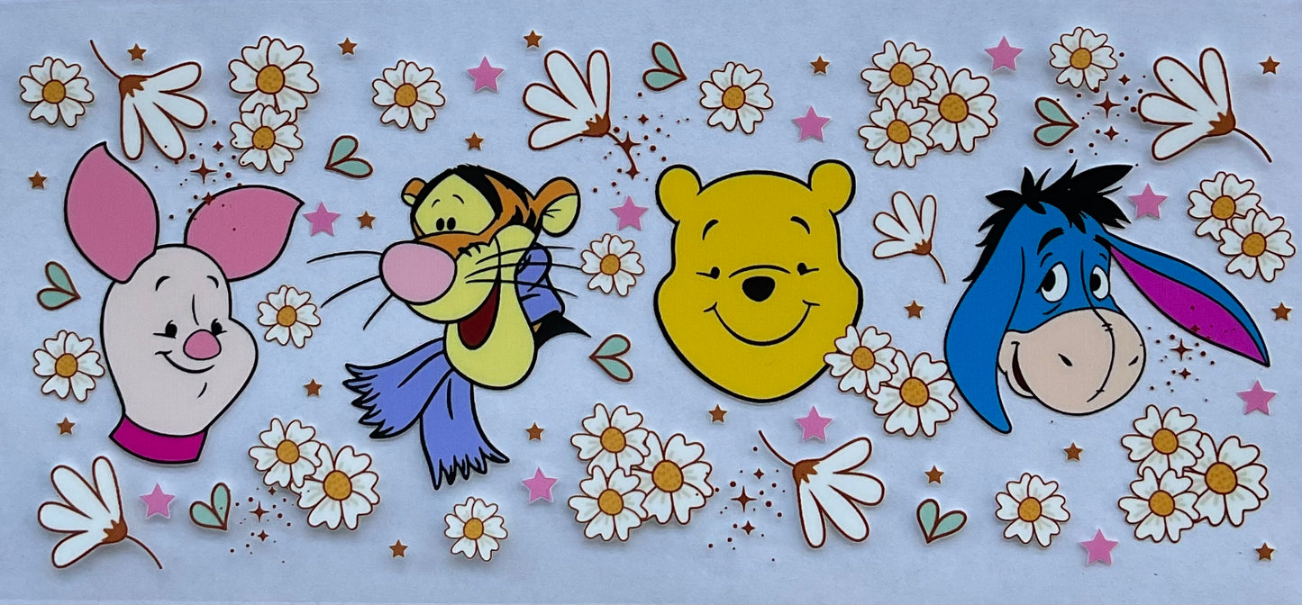 Winnie The Pooh - 16 oz UV DTF Wraps