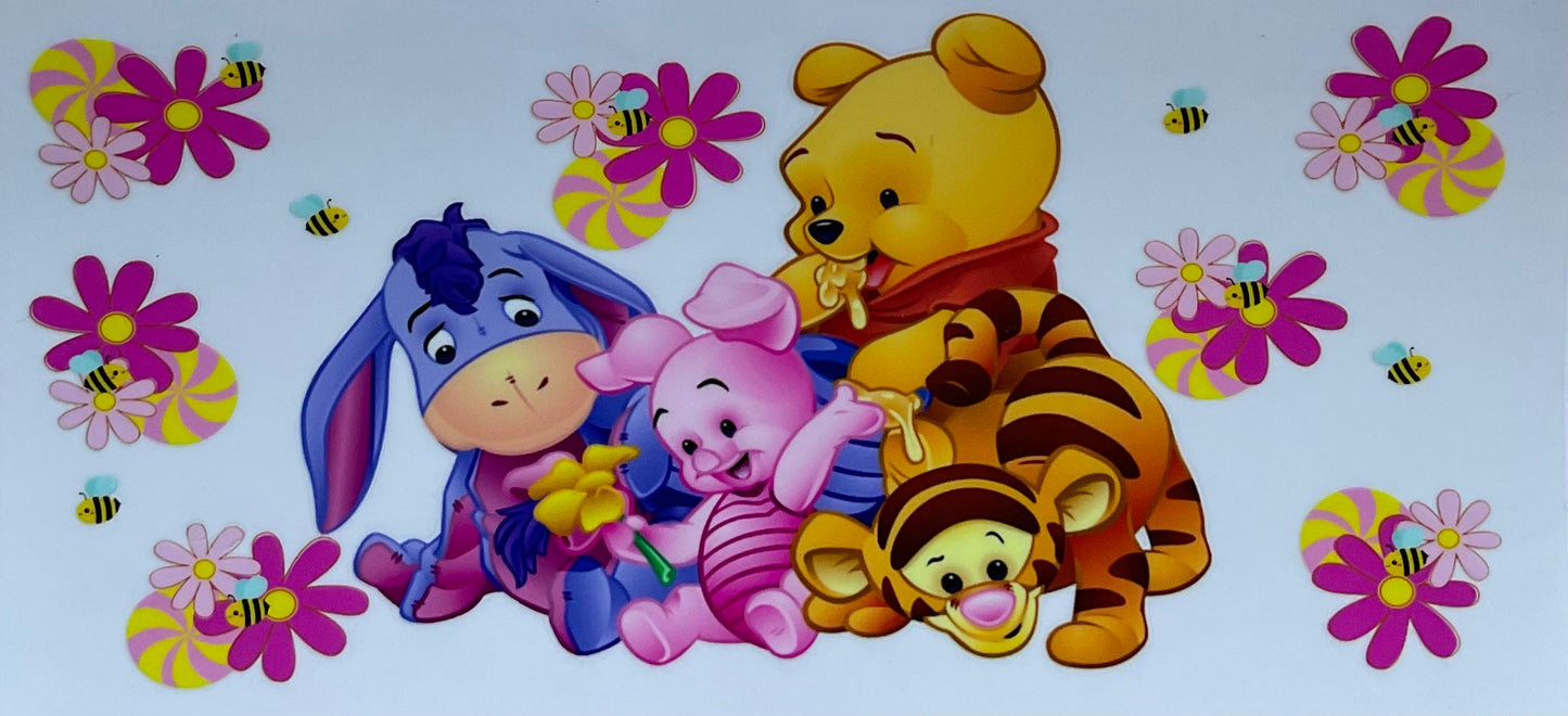 Winnie The Pooh - 16 oz UV DTF Wraps