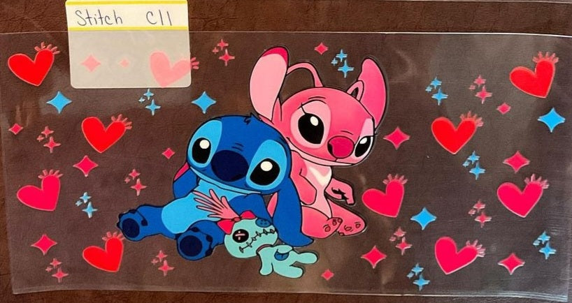 Stitch - 16 oz UV DTF Wraps.