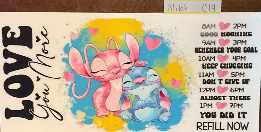 stitch - 16 oz UV DTF wraps.