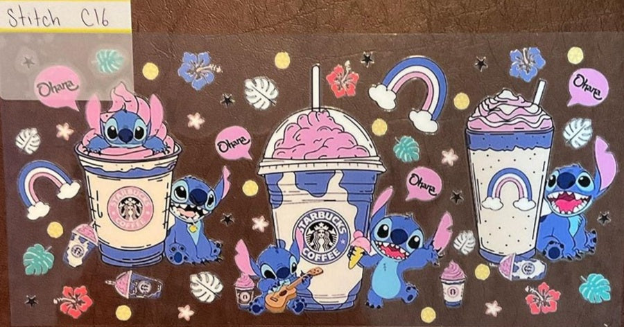 Stitch - 16 oz uv dtf wraps