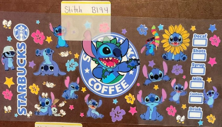 Stitch - 16 oz UV DTF Wraps