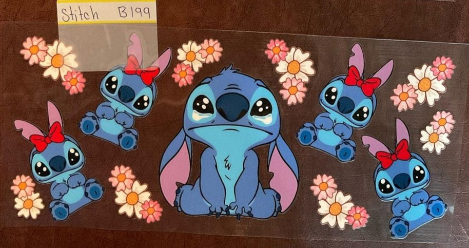 Stitch - 16 oz uv dtf wraps