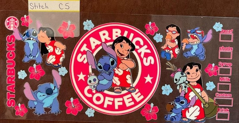 Stitch - 16 oz UV DTF Wraps