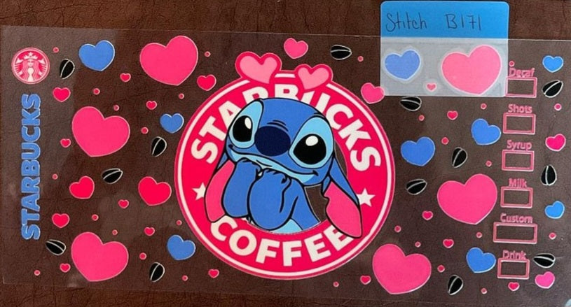 Stitch - 16 oz uv dtf wraps