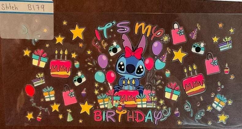 Stitch - 16 oz UV DTF Wraps