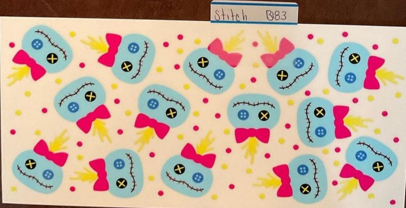 Stitch - 16 oz UV DTF Wraps