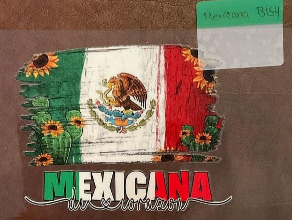 Mexicana - 16 oz UV DTF Wraps