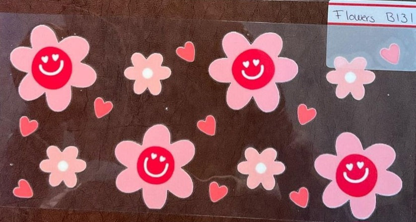 Flowers - 16 oz UV DTF Wraps