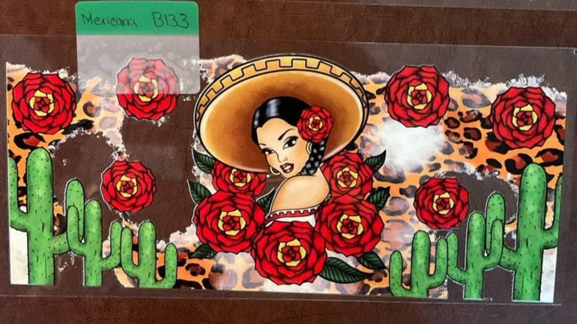 Mexicana - 16 oz uv dtf wraps