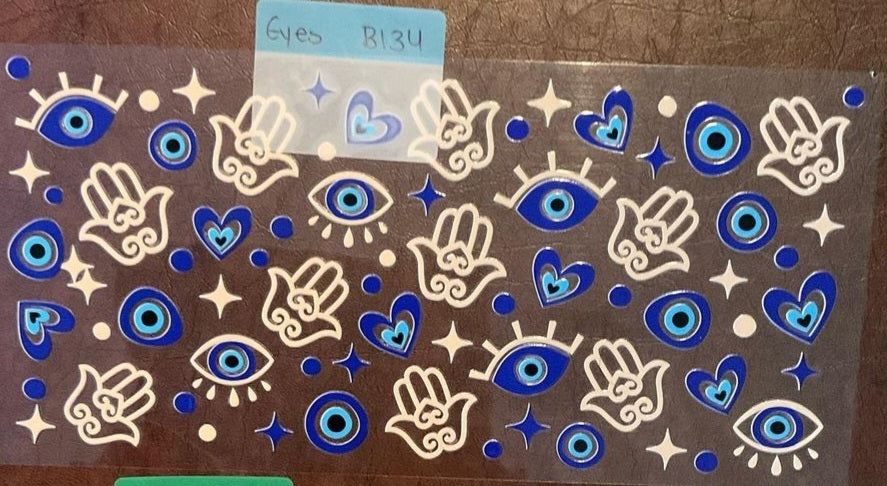 Eyes - 16 oz UV DTF Wraps