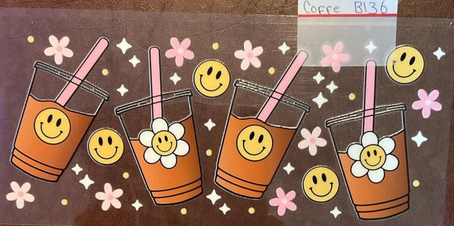 Coffe - 16 oz UV DTF Wraps