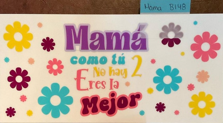 Mama - 16 oz UV DTF Wraps