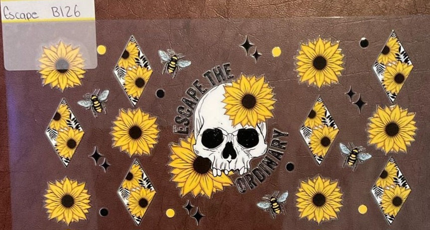 Escape -16 oz UV DTF Wraps