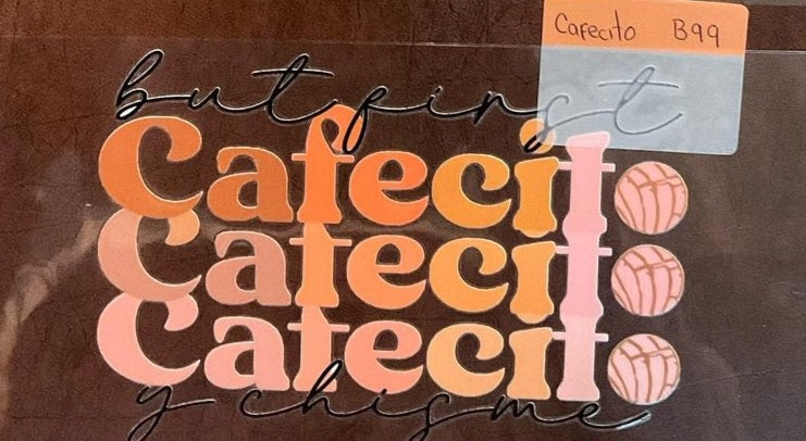 Cafecito - 16 oz UV DTF Wraps