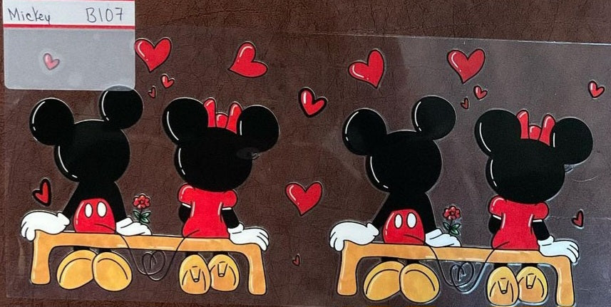 Mickey/ minnie - 16 oz UV DTF Wraps