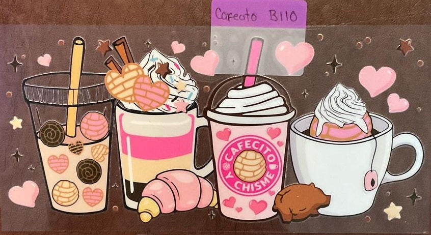 Cafecito - 16 oz UV DTF Wraps