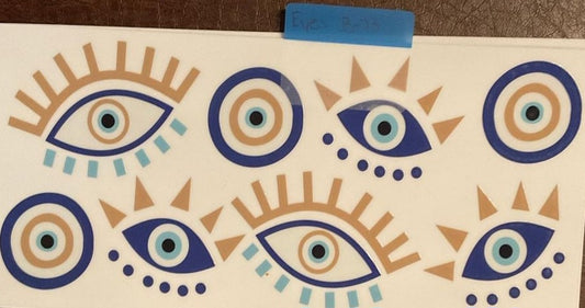 EYES - 16 oz UV DTF Wraps