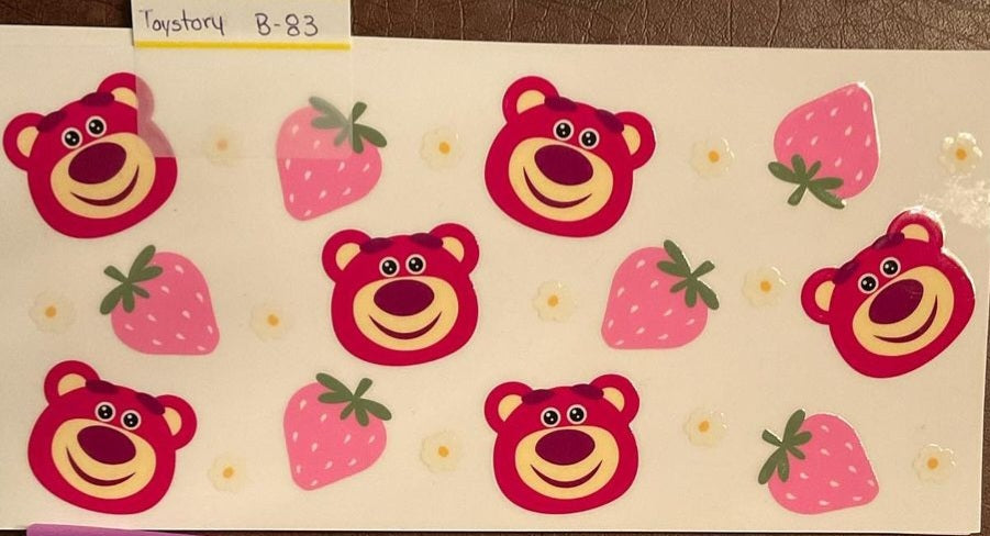 Toystory - 16 oz UV DTF Wraps