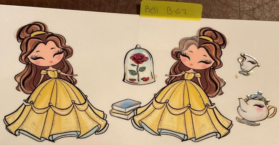 Bell - 16 oz UV DTF Wraps