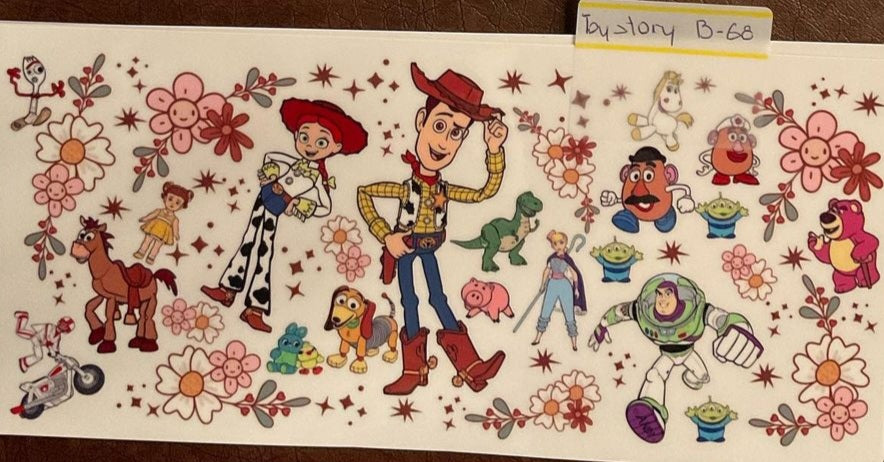 Toy Story - 16 oz UV DTF Wraps