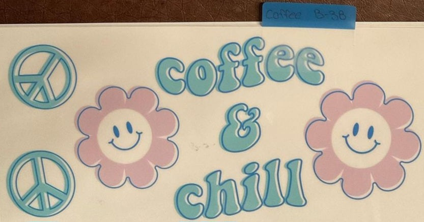 Coffe - 16 oz UV DTF Wraps