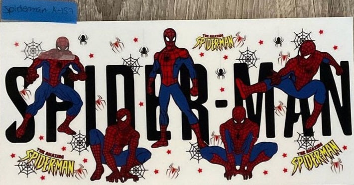 Spiderman- 16 oz UV DTF Wraps