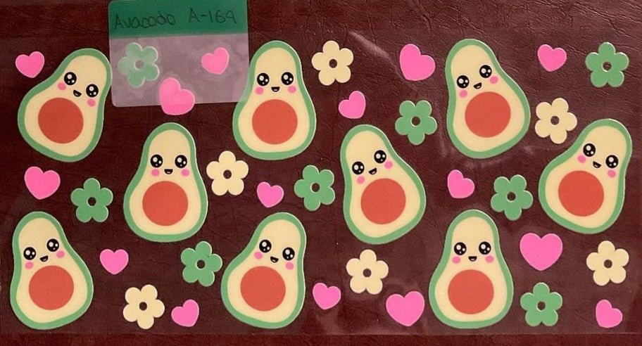 Avocado - 16 oz UV DTF Wraps