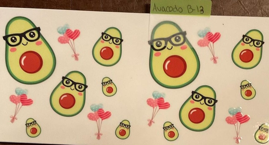 Avocado - 16 oz UV DTF WRaps