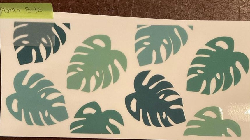 Plants -16 oz uv dtf wraps