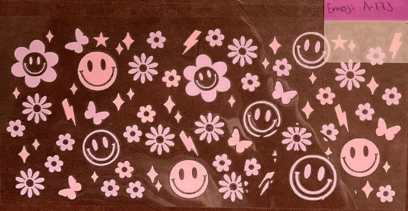 Emoji - 16 oz UV DTF Wraps