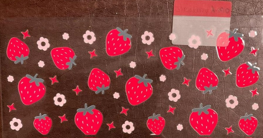 Strawberry - 16 oz UV DTF Wraps