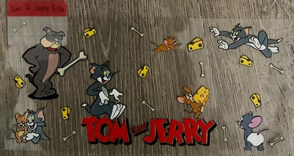 Tom and Jerry - 16 oz UV DTF Wraps