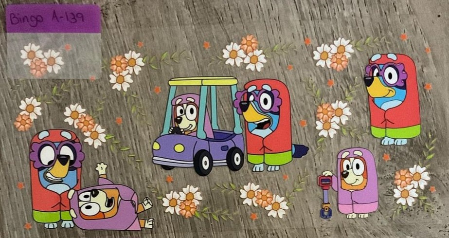 A139 Bingo - 16 oz UV DTF Wraps