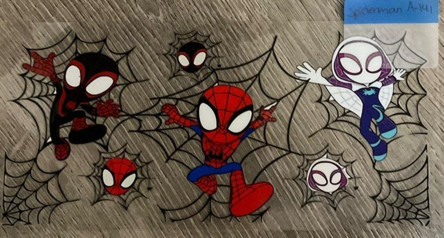 Spiderman- 16 oz UV DTF Wrap