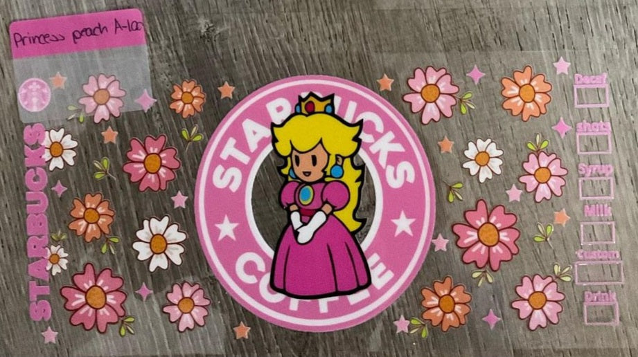 Peach - 16 oz UV DTF Wraps